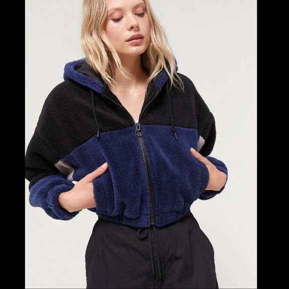 crop fleece jacket